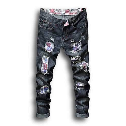 Men Motorcycle Jean