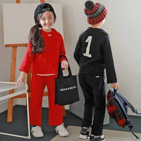 2pcs Kids Boys Girls Outfits Clothing Set