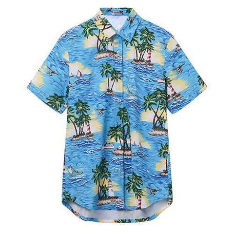 M-4XL Loose Hawaiian Shirts