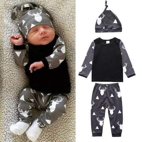 Newborn Baby Boys Girls Clothing Set