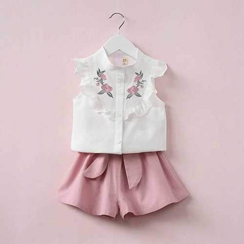 Summer Baby Girls Clothing Set