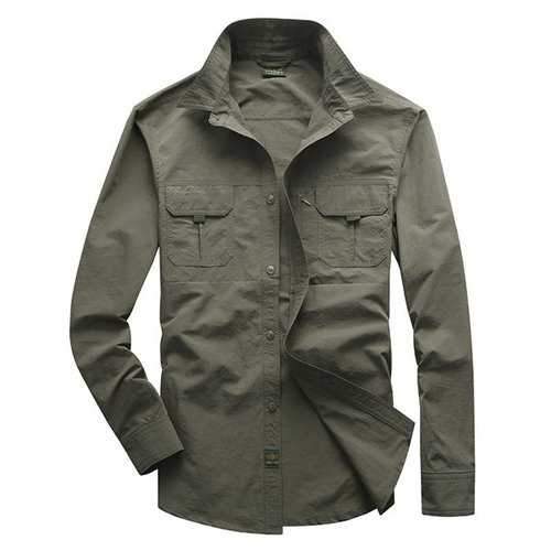 Quick Drying Long Sleeve Work Shirt