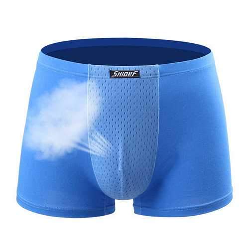 Mesh Crotch Boxers