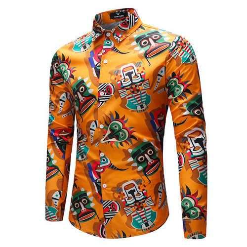 Cartoon Printing Tropic Designer Shirts