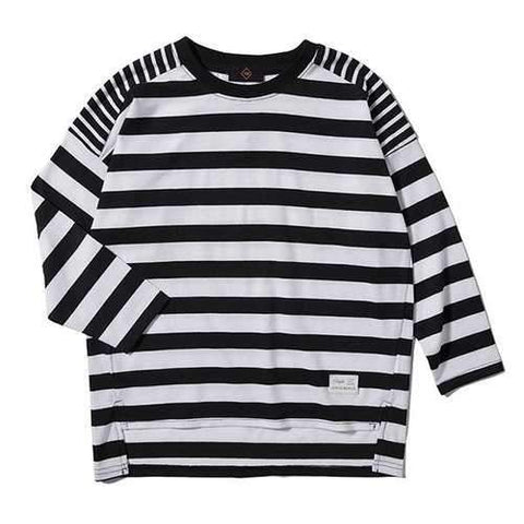 Stripe Boys Long Sleeve Tops