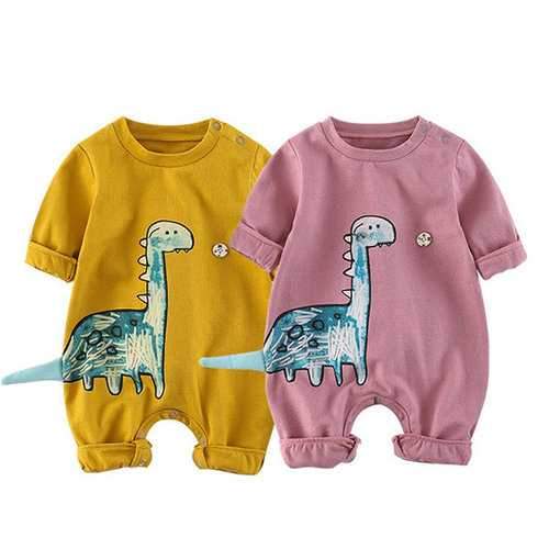 Dinosaur Printed Baby Romper