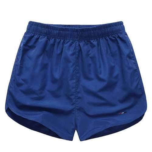 Men Solid Color Board Short