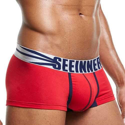 Mens Patchwork Stitching Boxers