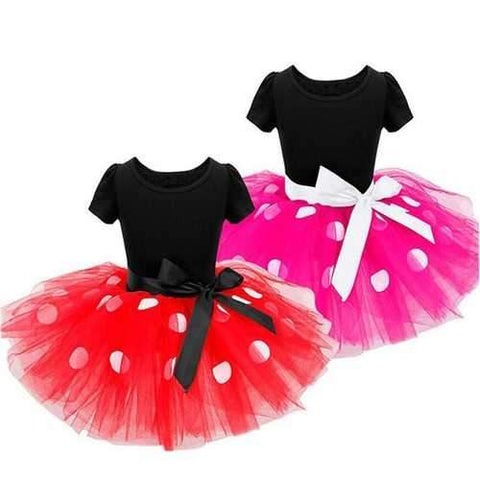 Dot Girls Tulle Tutu Dresses For 1Y-7Y