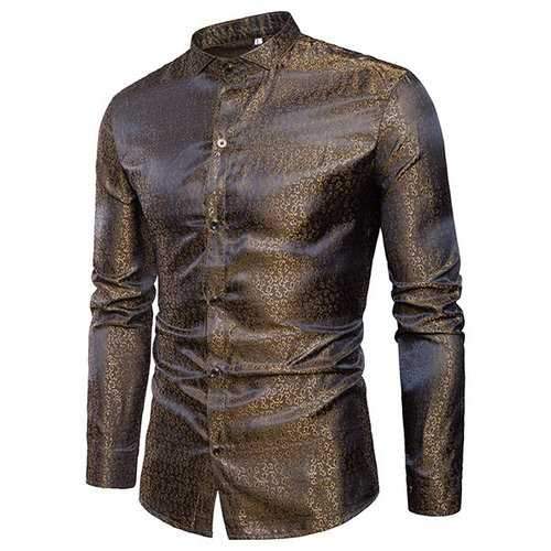 Men Glossy Stylish Shirt