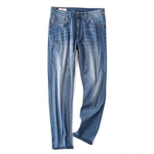 Men Vintage Elastic Jean