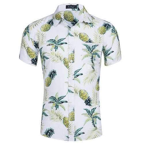 Men Hawaiian Printing Shirt