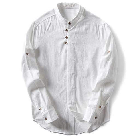 Chinese Style Loose Linen Shirts