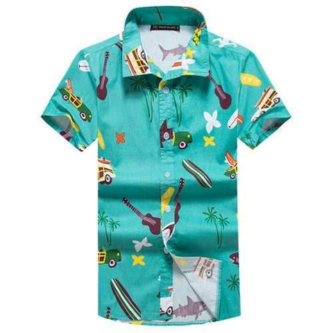 Loose Tropical Beach Shirts