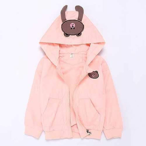 Cute Bear Pattern Baby Boys Girls Coat