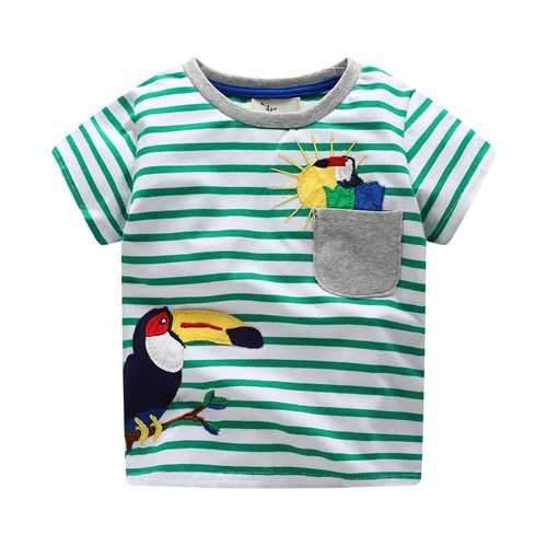 Animal Boys Striped T-Shirt For 1Y-9Y