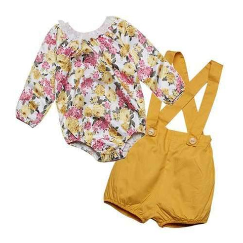 Floral Newborn Baby Girl Clothing Set