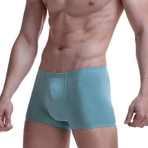 Men Modal Seamless Boxer Briefs