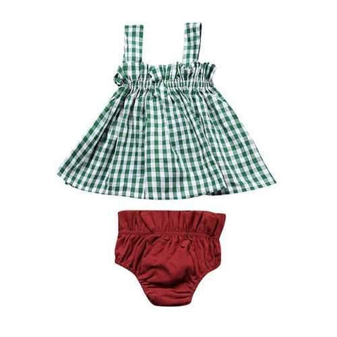 Baby Girls Plaid Clothing Set