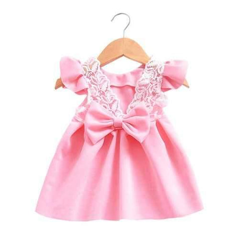 Big Bow Baby Girls Princess Dresses