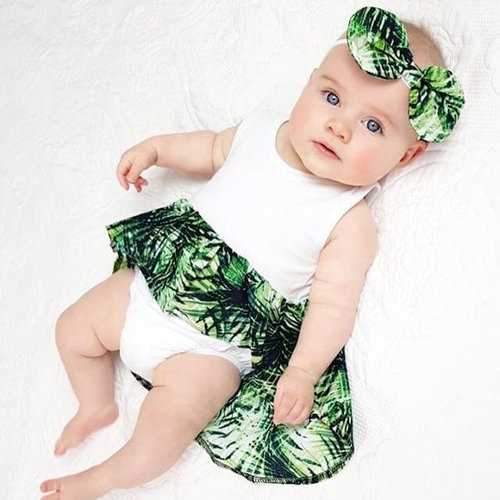 Baby Girl Summer Sleeveless Romper