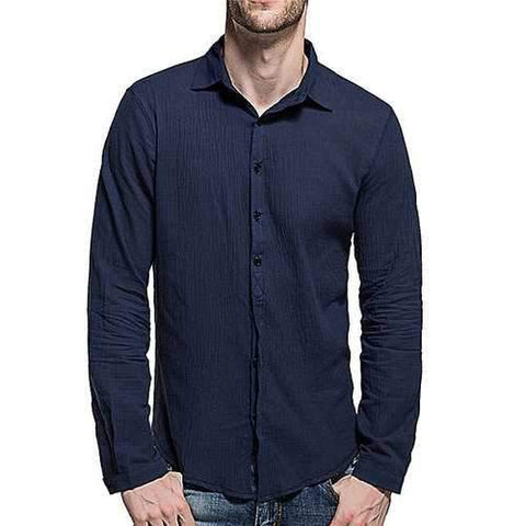 Thin Linen Long Sleeve Shirts