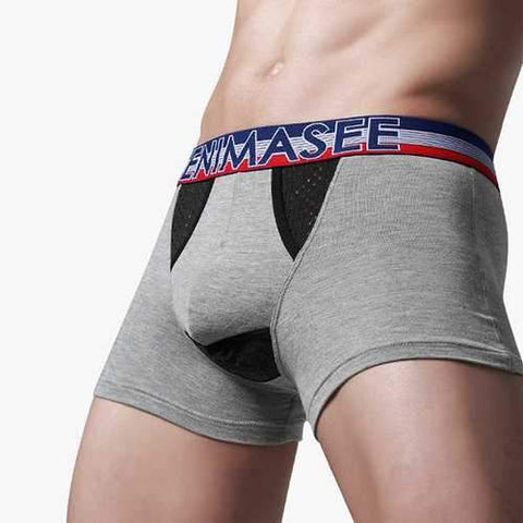 Mesh Crotch Breathable Boxers