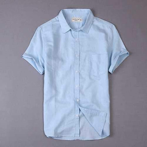 Chest Pocket Linen Shirts