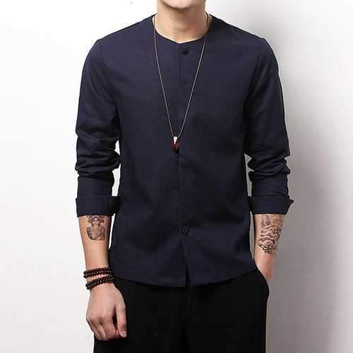 Men Chinese style Shirt