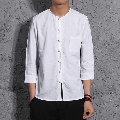 fashion mens shirt,round neck shirt