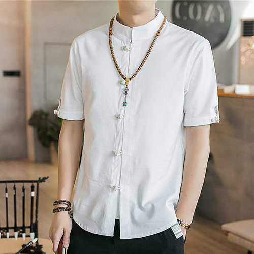 Soft Linen Retro Shirts