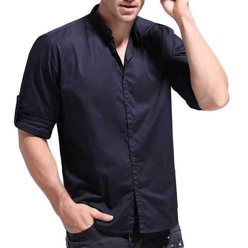 Business Causal Slim Cotton Shirts