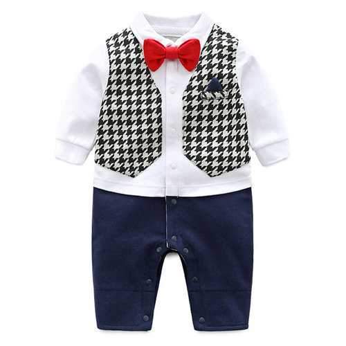 Newborn Cotton Gentleman Jumpsuit