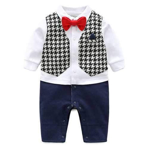 Newborn Cotton Gentleman Jumpsuit