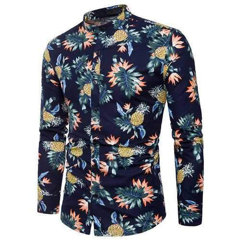 Men Pineapple Printing Shirt