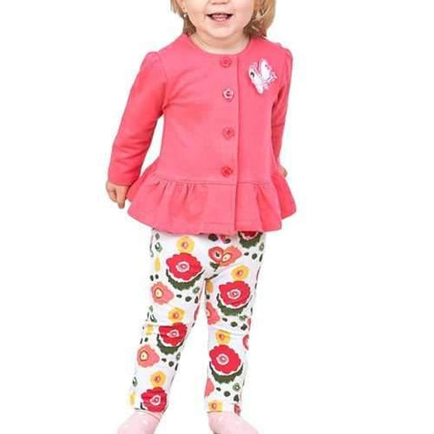 2pcs Comfy Baby Girls Clothing Sets