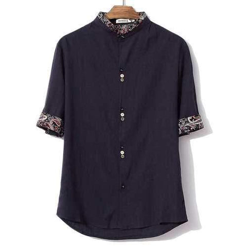 XL-5XL Retro Linen Shirts