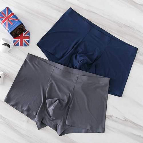 Seamless Ice Silk Boxers