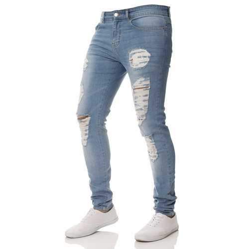 Men Skinny Ripped Jeans