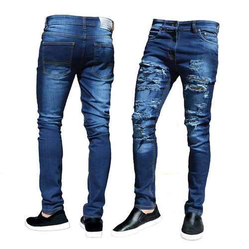 Men Skinny Ripped Jean