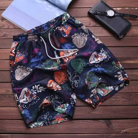 Floral Hawaiian Board Short