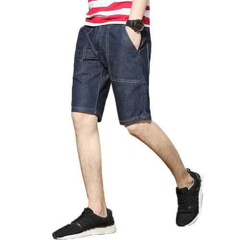 Loose Pockets Short Jeans