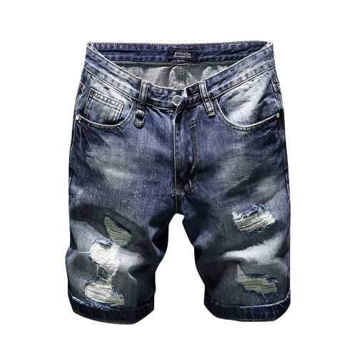 Men Knee Length Summer Jean