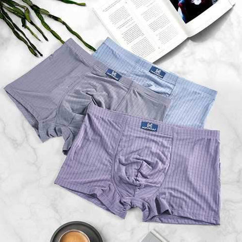 Ice Silk Cool Plaids Boxers