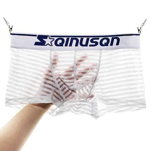 Men Mesh Transparent Underwear