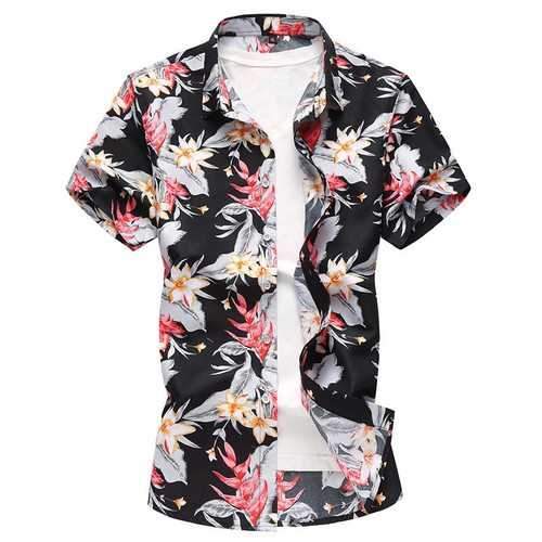Men Summer Printing Shirt