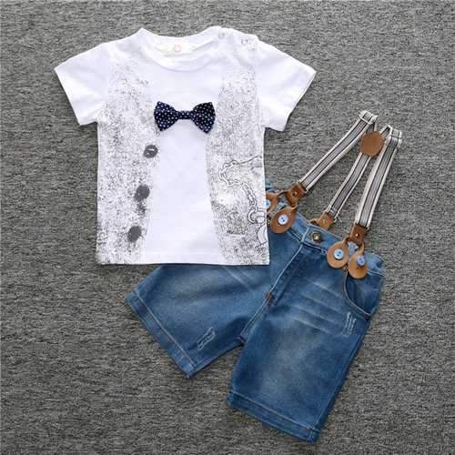 Boy's Cotton Short Sleeve Clothing Set