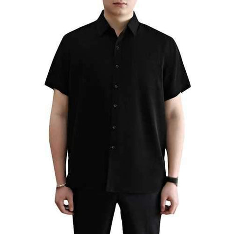 Men Silk Easy Caring Shirt