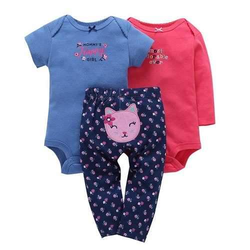 3Pcs Unisex Baby Clothing Sets