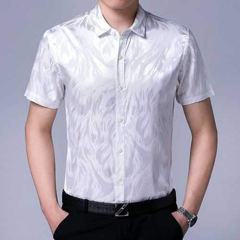 Men Mercerized Cotton Shirt